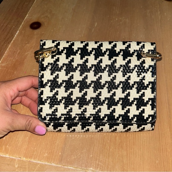 Houndstooth Black and White Women's Bag - Picture 1 of 4